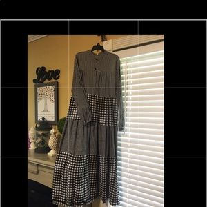 Black and white dress